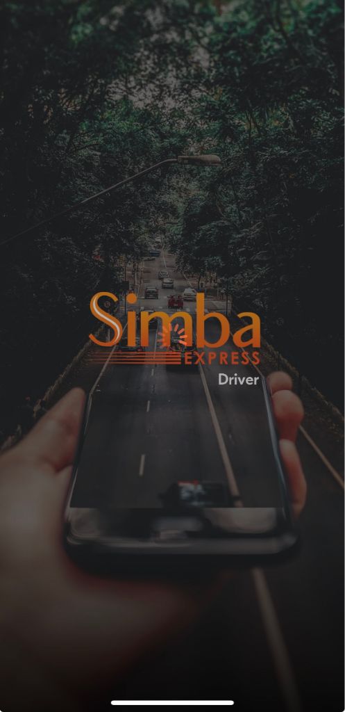 Driver app splash screen